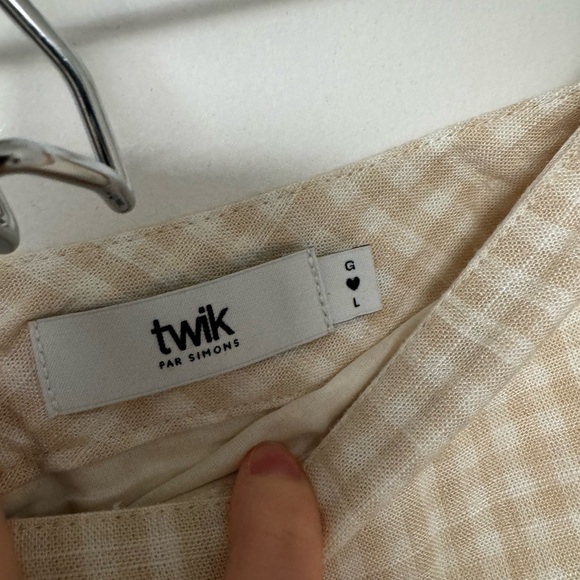 Checked mini skirt - Size Large - Picture 4 of 4